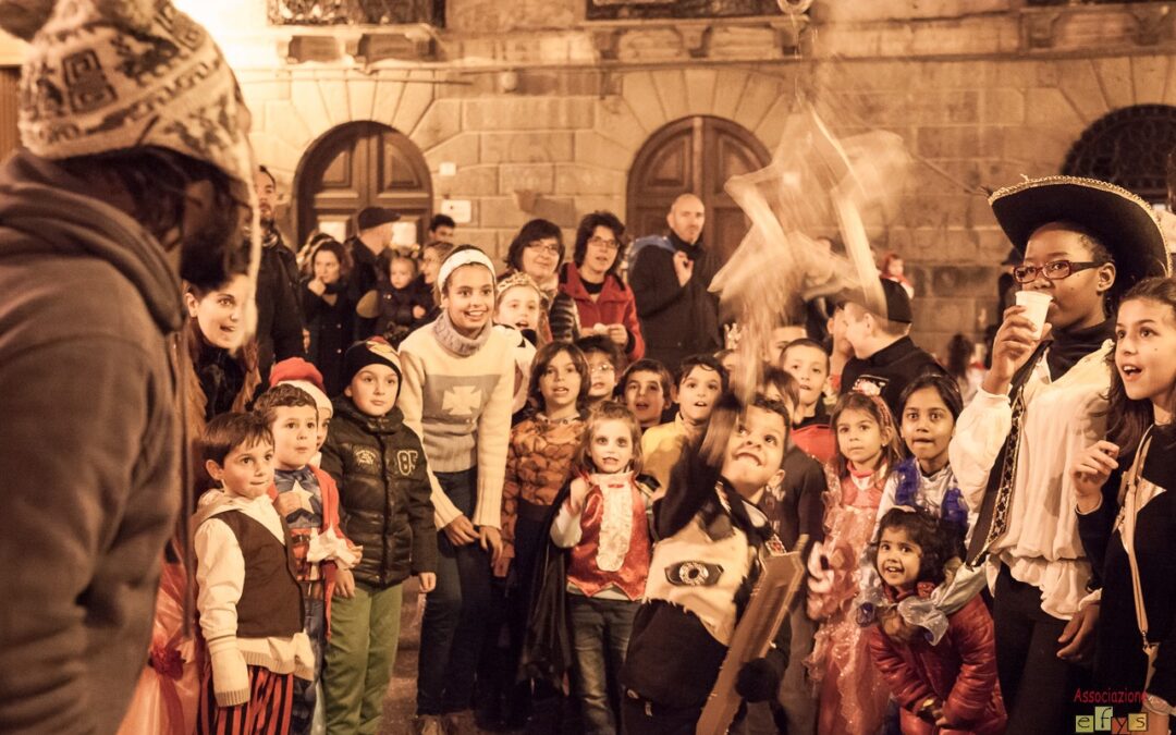 La piazza si colora di carnevale