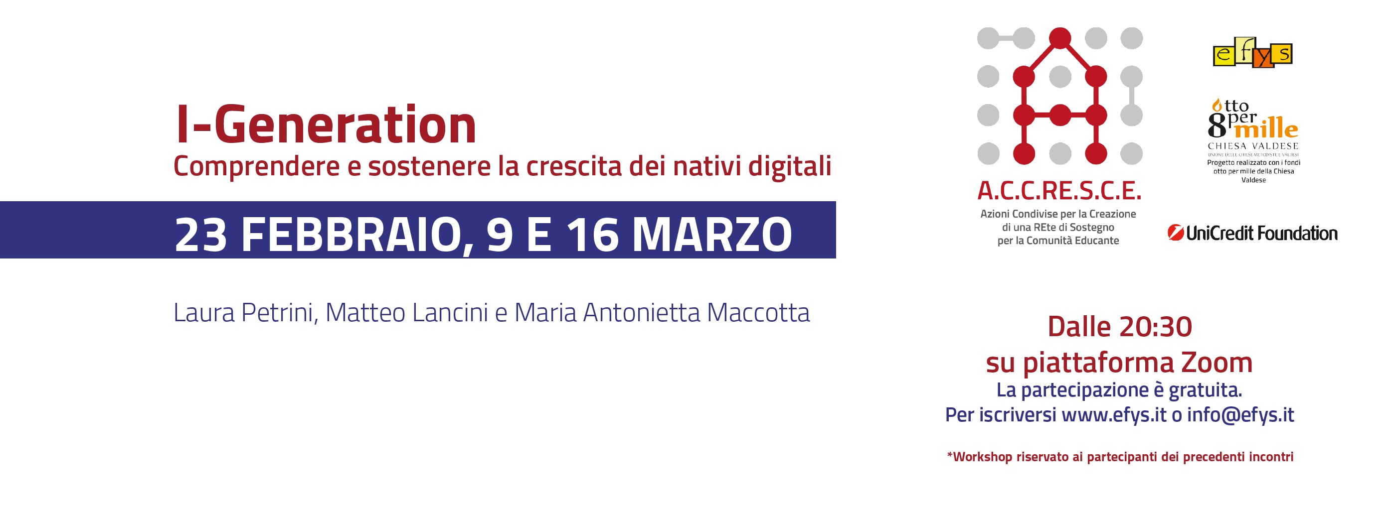 Seminari I-Generation. Con gli occhi degli altri